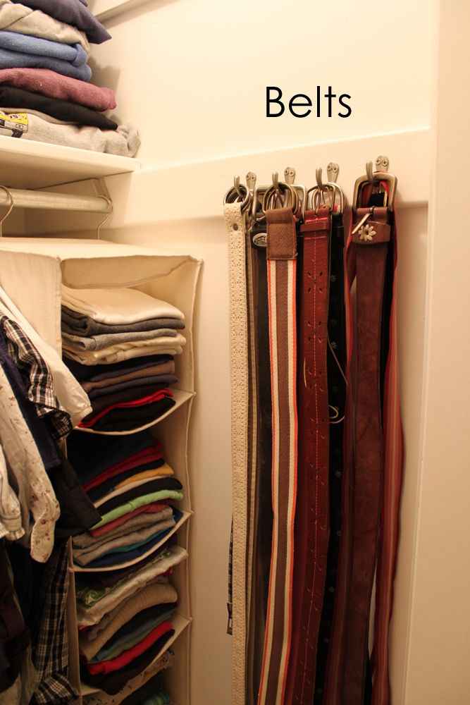 How Should You Organize Belts in Closet?