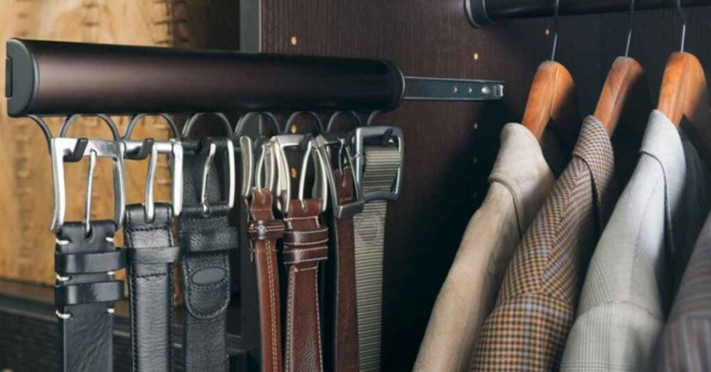 closet organizer for belts